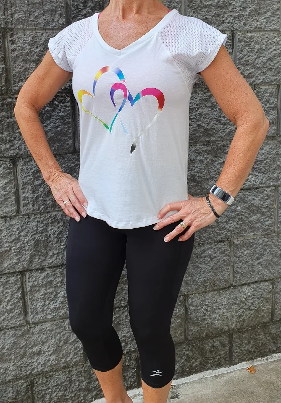 Gmaxx Cancer Fundraiser Tee - White Hip Women's Urban