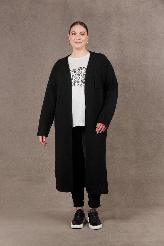 Paarl Longline Cardigan - Ebony Scandinavian