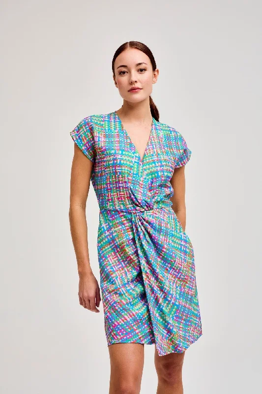 Demos Colourful Mini Dress Confident Women's Power