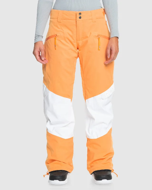Womens Chloe Kim Woodrose Snow Pants Stylish Women's Neon