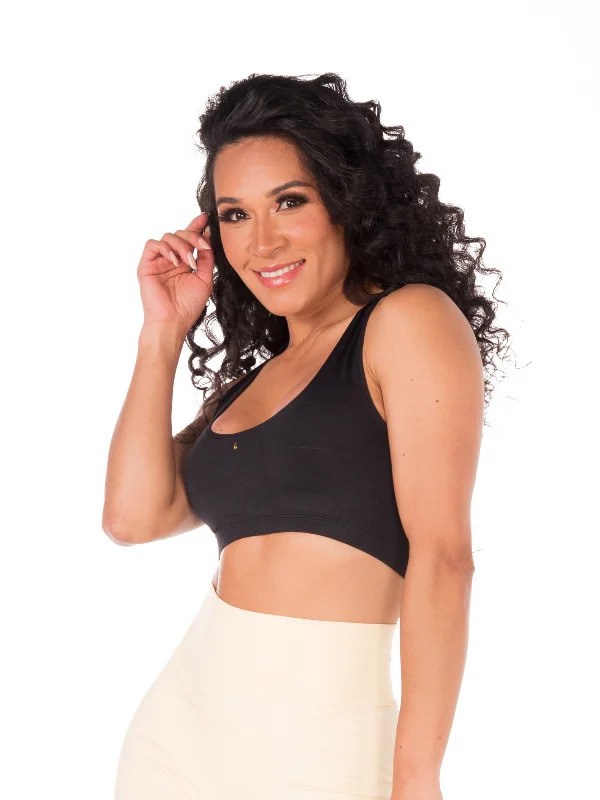Basic Racer Back top Heaven - Black Compression