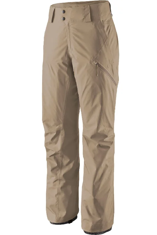 Patagonia Womens Powder Town Snow Pants Seabird Grey Hip Women's Retro
