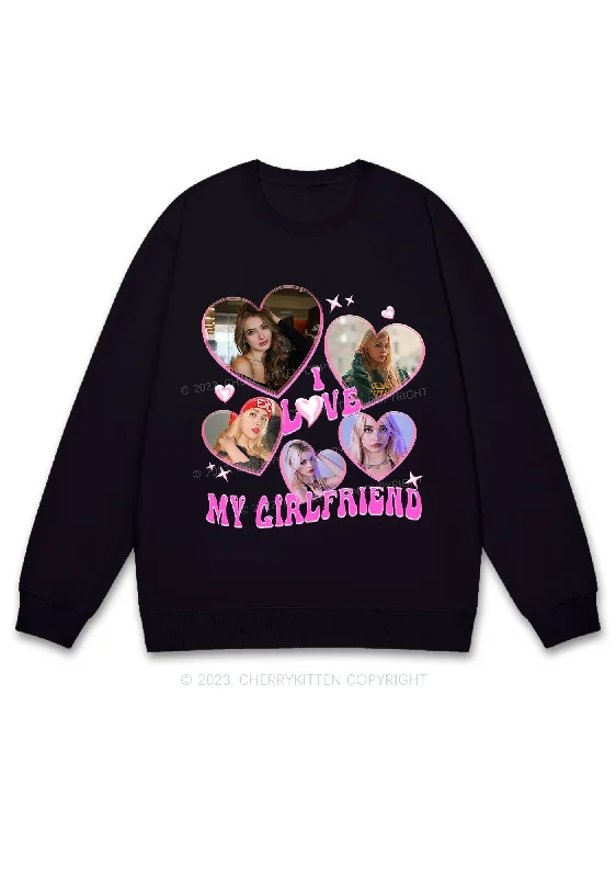 Custom BF&GF Photos Y2K Sweatshirt Cherrykitten Modern Women's 