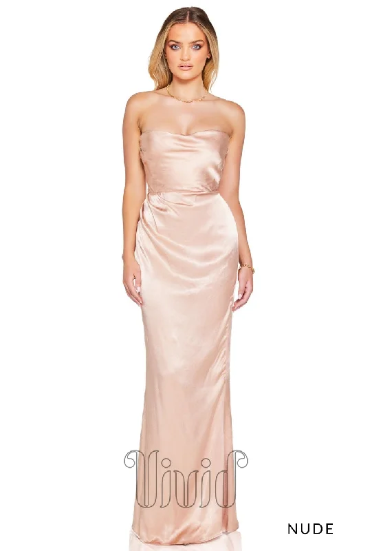 Emelie Strapless Gown Country