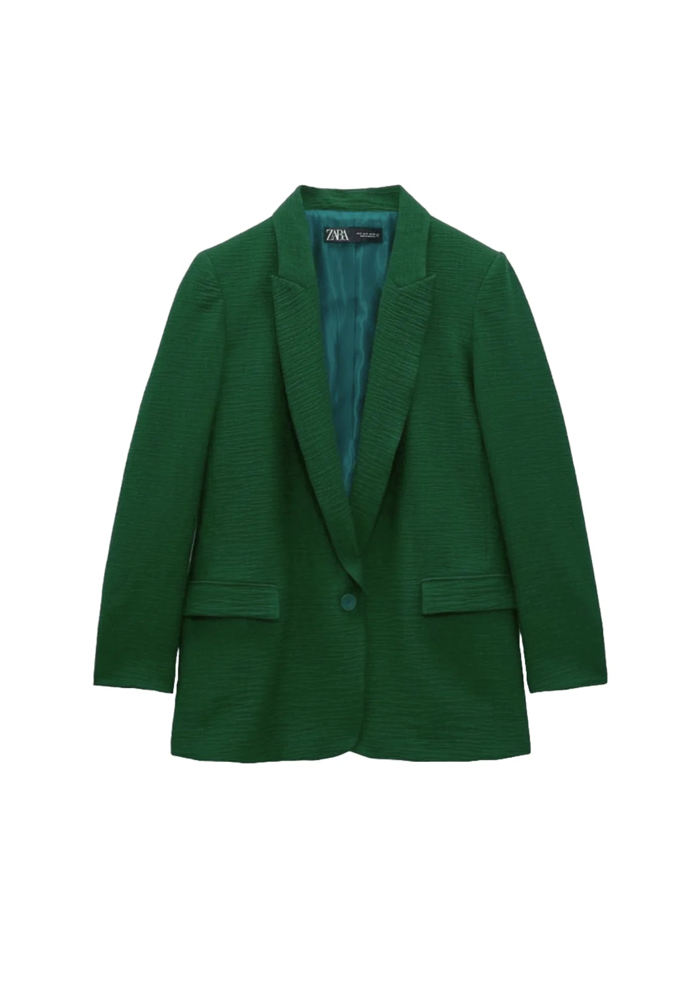 RUSTIC GREEN BLAZER Trendy Women's Oversized