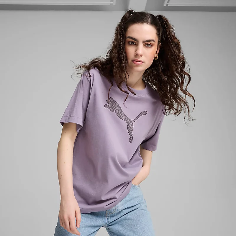 PUMA WOMEN'S HER PLUM TEE Relaxed Women's 