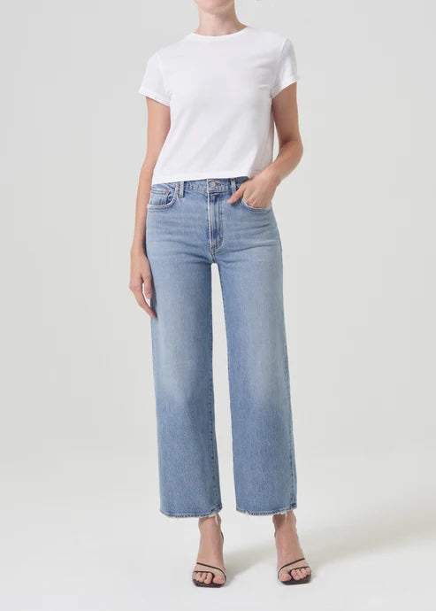 Harper Crop Jean in Hassle Dapper Women's Bow - adorned