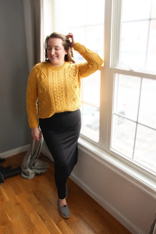 Katia Mustard Sweater Dapper Women's 1920S