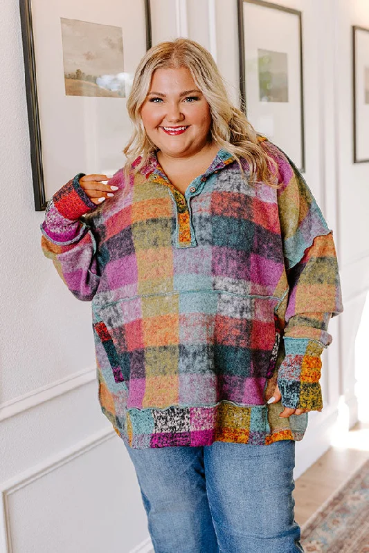 Shades Of Lovely Hoodie Curves Cool Women's Distressed