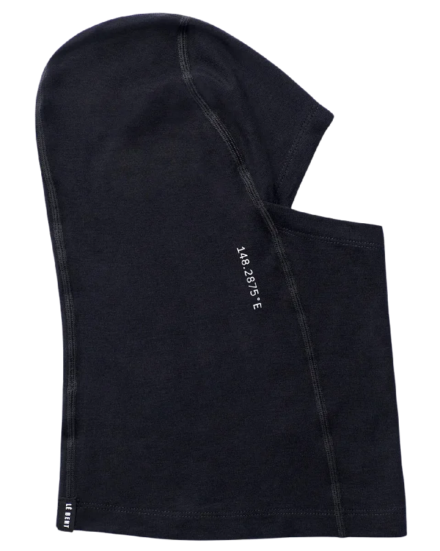Le Bent Kids Core Midweight Balaclava - Black Stylish Women's Neon
