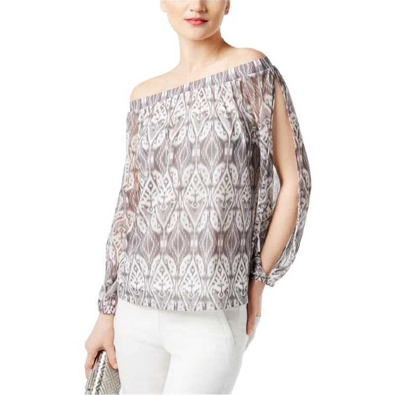 I-N-C Womens Off-The-Shoulder Peasant Blouse Sustainable Organic
