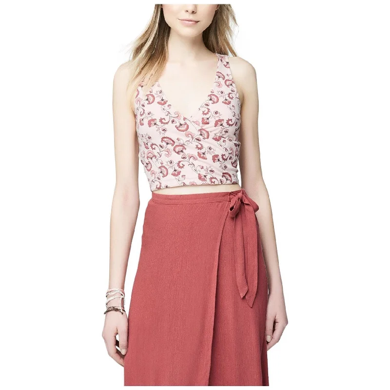 Aeropostale Womens Floral Bodycon Tank Top Elegant Women's 
