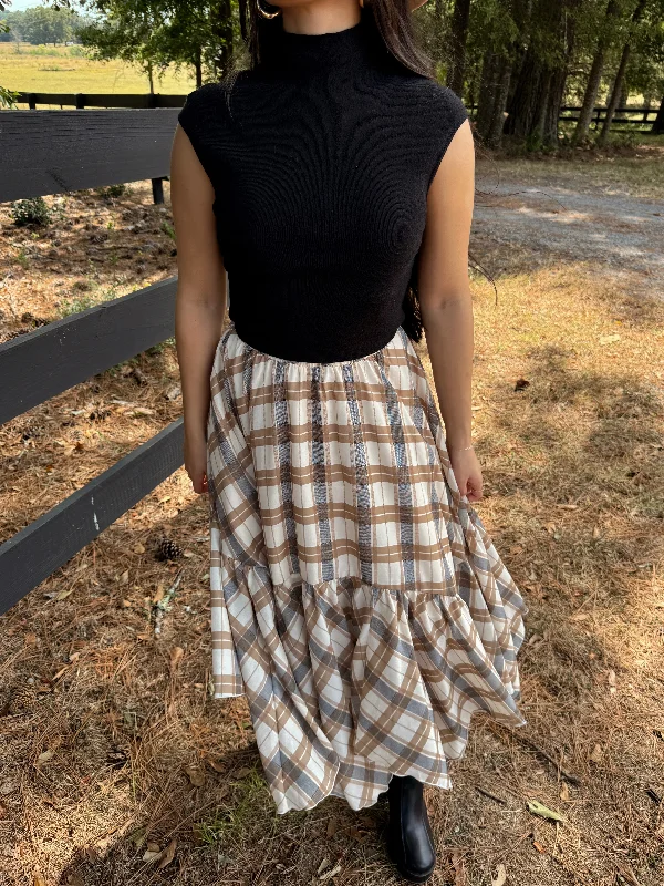 Mock Neck Black Tank Bohemian Women's Free