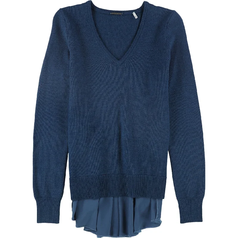 Elie Tahari Womens Deangelo Pullover Sweater Confident Women's Power