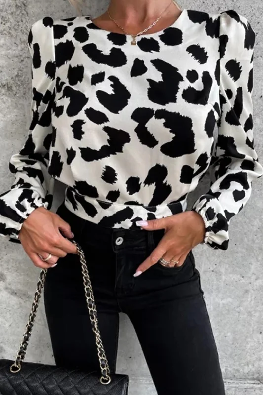 Printed Tie Back Backless Tops Refined Women's Classic 