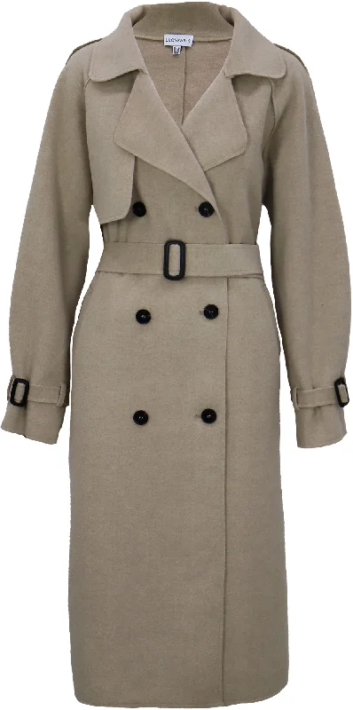 Klaus Woven Trench Coat British Gentlewoman Style