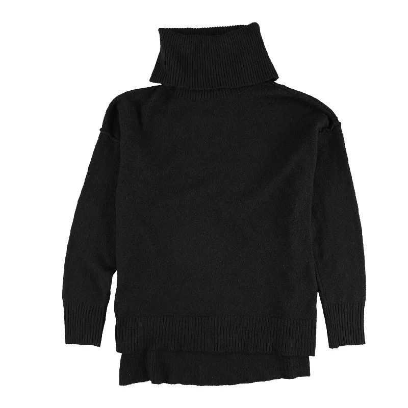 Bar Iii Womens Split-Hem Turtleneck Pullover Sweater Stylish Women's Tropical 
