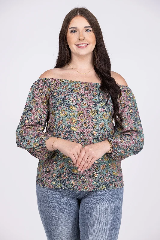 Shiny Happy People Women's Off The Shoulder Top Street