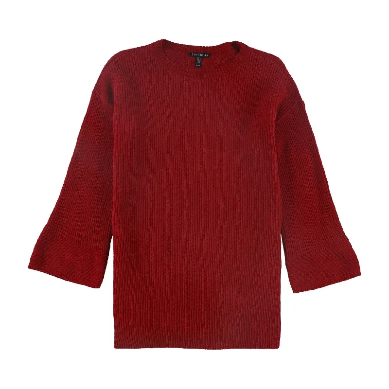 Eileen Fisher Womens Bell Sleeve Pullover Sweater, Red, X-Small Hip Women's Urban