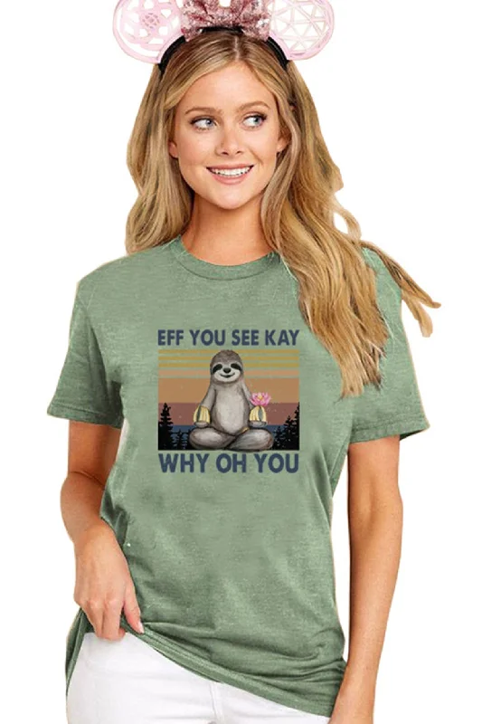 Eff You See Kay Why Oh You T-shirt Geometric