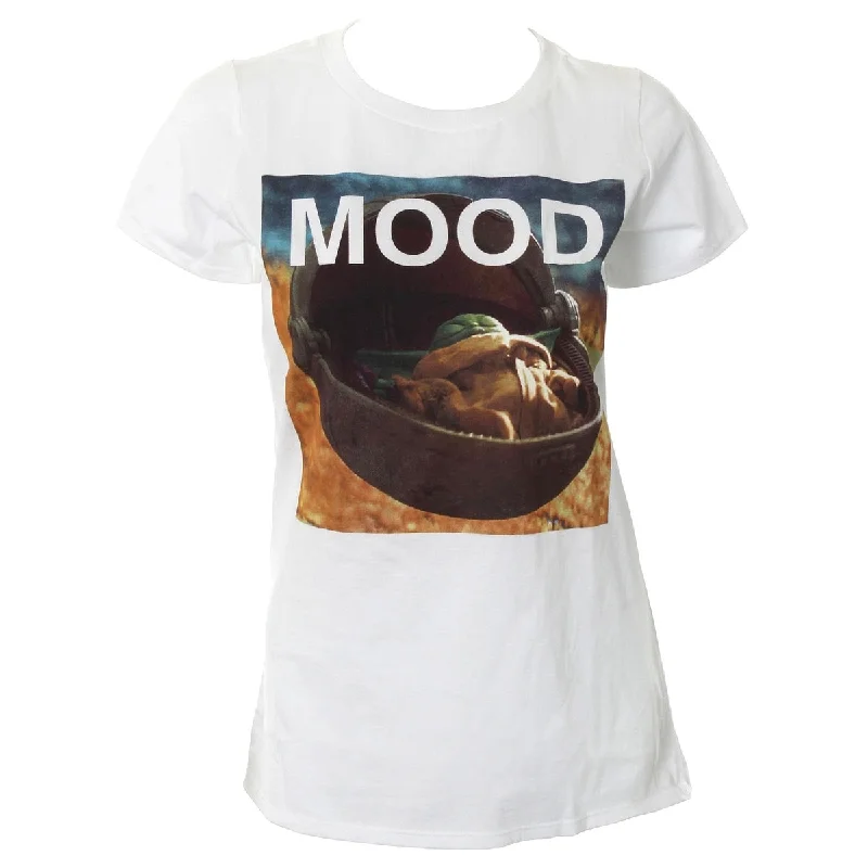 Star Wars The Mandalorian The Child In The Mood To Nap Juniors Tee Shirt European