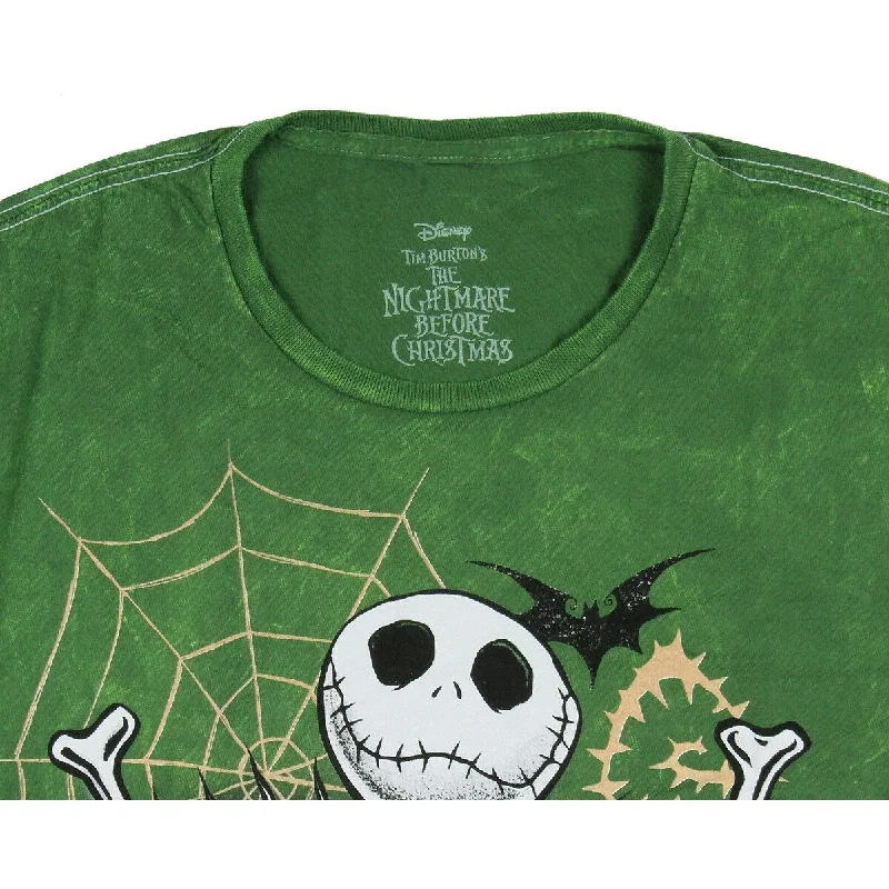 The Nightmare Before Christmas Women's Boyfriend Fit Short Sleeve T-Shirt Athletic Women's 