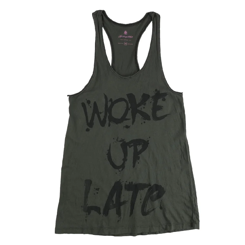 Heritage 1981 Womens Up Late Racerback Tank Top Vacation