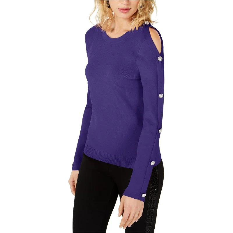 I-N-C Womens Buttoned Sleeve Pullover Sweater Practical Women's Quick - dry