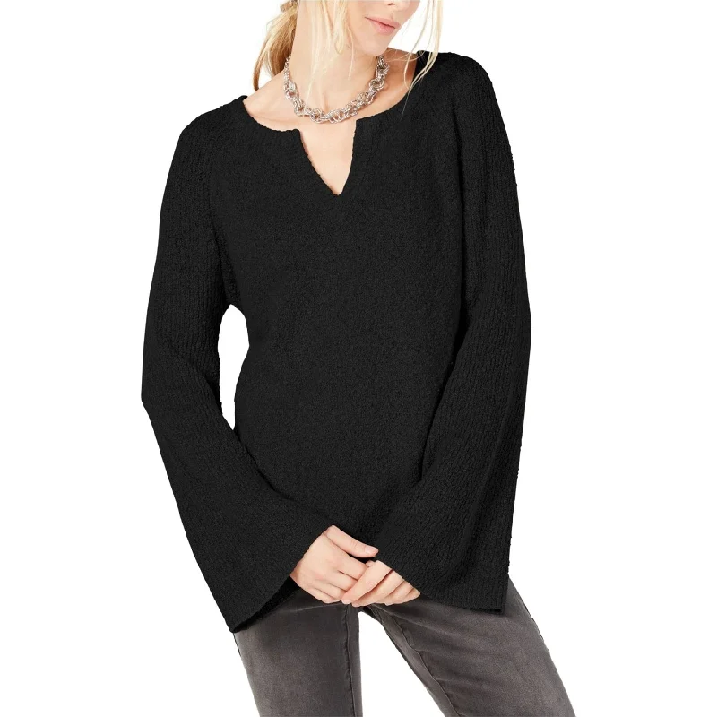 I-N-C Womens Fuzzy Knit Sweater Rugged Women's Outdoor 