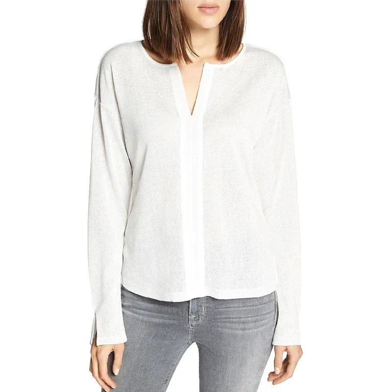 Sanctuary Clothing Womens Mixed Media Pullover Blouse Practical Women's Quick - dry