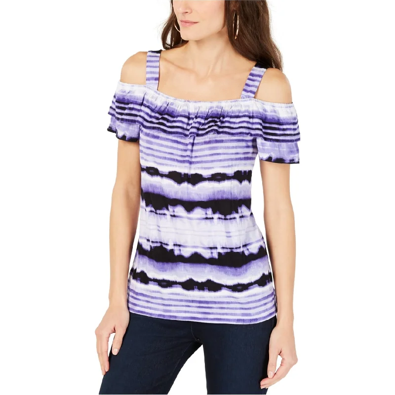 I-N-C Womens Cold Off The Shoulder Blouse Traditional Women's Wool