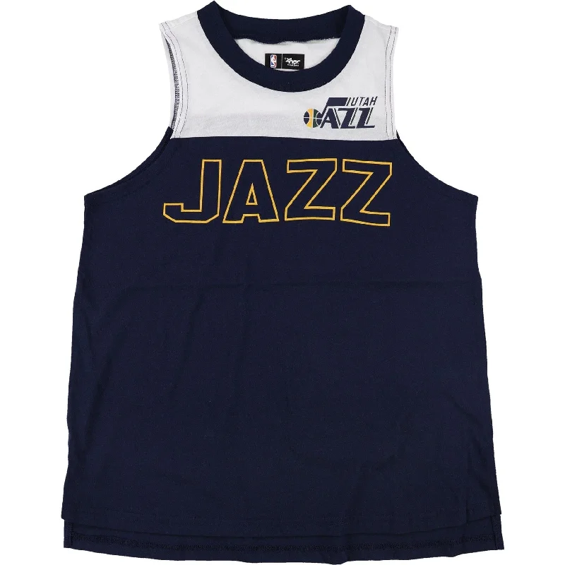 G-III Sports Womens Utah Jazz Tank Top, Blue, Medium Adventure