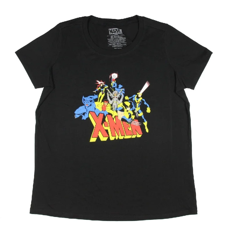 Classic X-Men Women's Comic Book Characters Plus Sized T-Shirt Hip Women's Retro