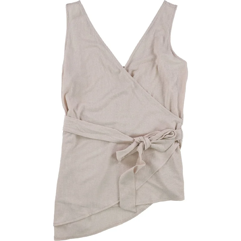 Rachel Roy Womens Crossover Wrap Blouse Edgy Women's Punk
