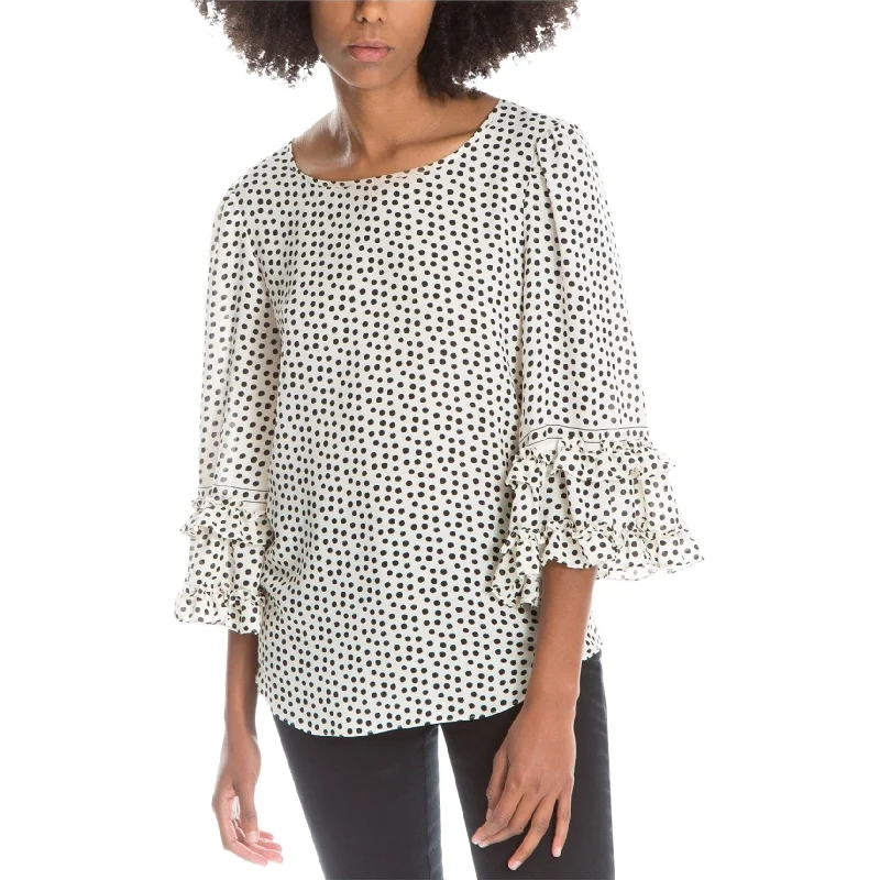Max Studio London Womens Printed Tunic Blouse, White, Small Practical Women's Multi - 