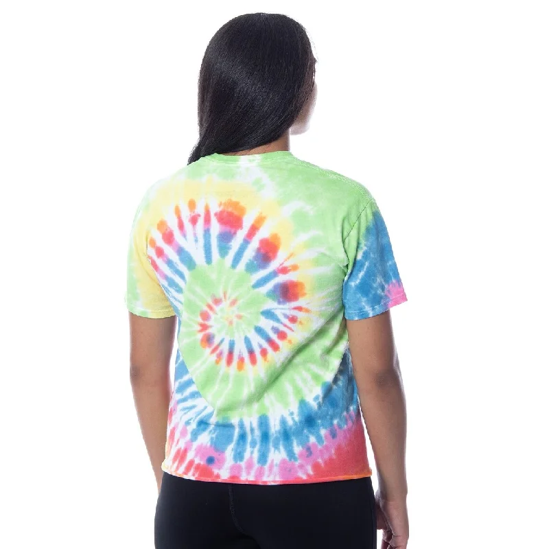M&M's Women's Mars Candy Chocolate M and M Spiral Tie-Dye Girls T-Shirt Compression
