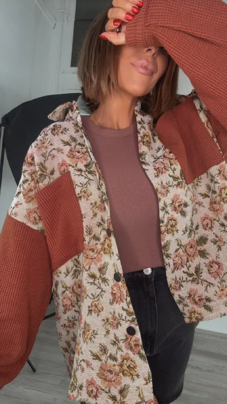POL: All The Feels Floral Jacket Bohemian Women's Free
