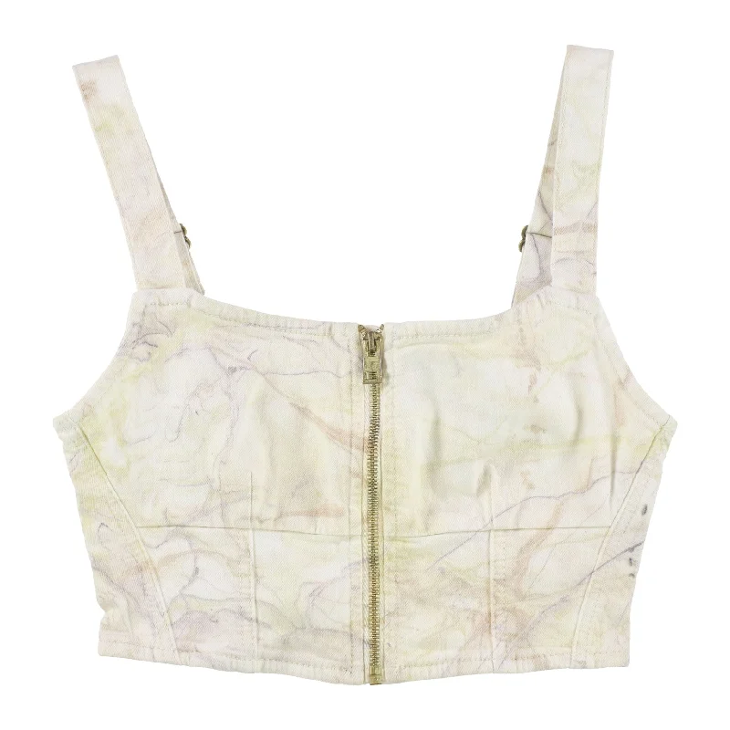 Guess Womens Marble Print Tank Top British Gentlewoman Style