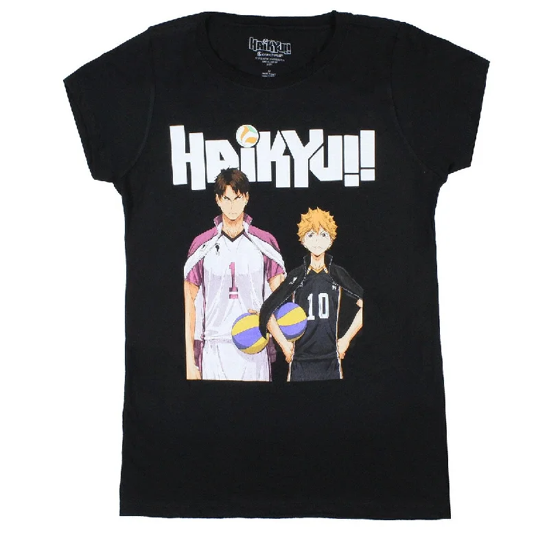 Haikyu!! Juniors Wakatoshi Ushijima And Shoyo Hinata Womens' T-Shirt Refined Women's Hand - crafted