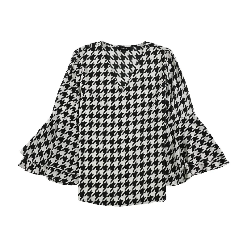 Alfani Womens Poet Sleeve Pullover Blouse Confident Women's Power