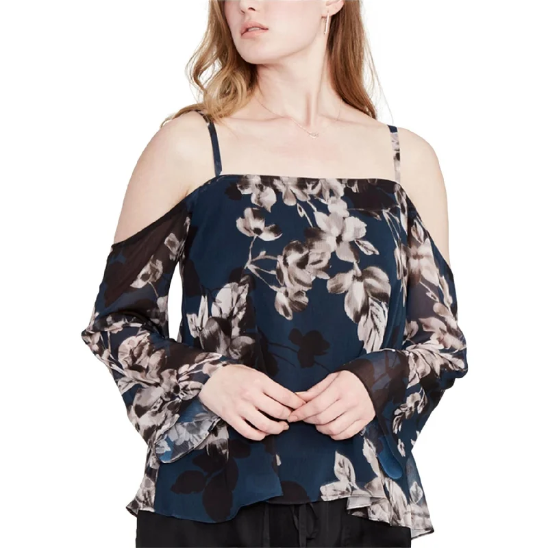 Rachel Roy Womens Cold Shoulder Knit Blouse Athletic Women's 