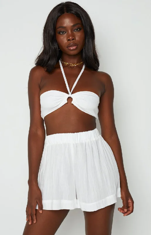 Treasure White Crop Top Bohemian Women's Free