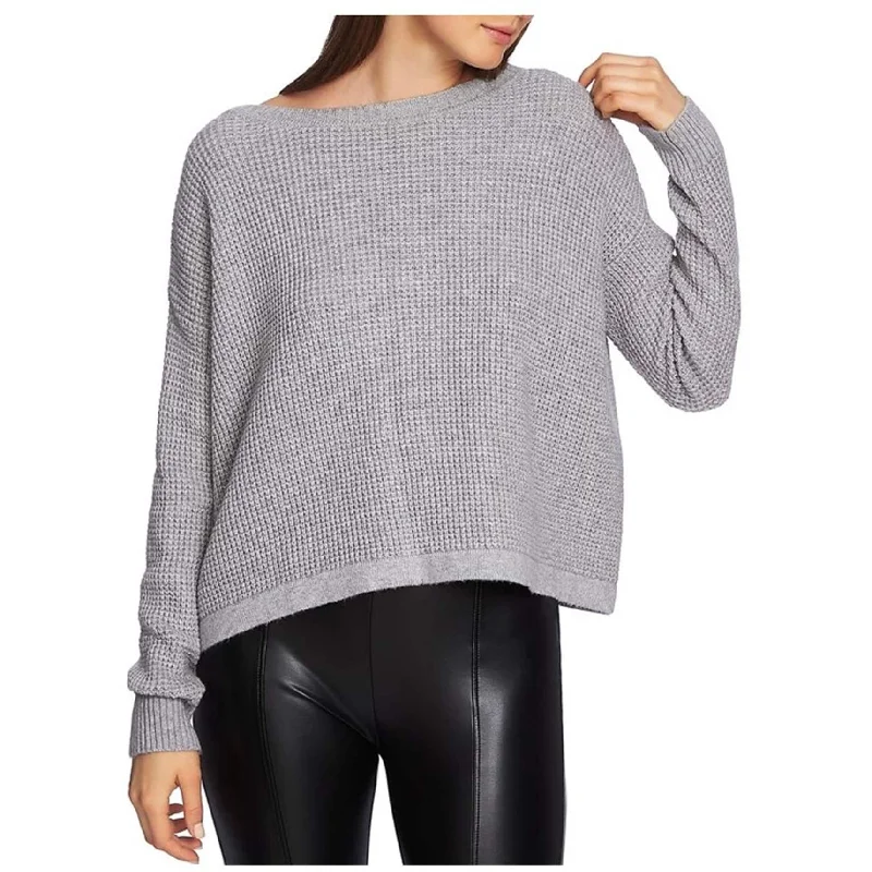 1.State Womens Lace-Up Back Pullover Sweater Sporty Women's Tennis