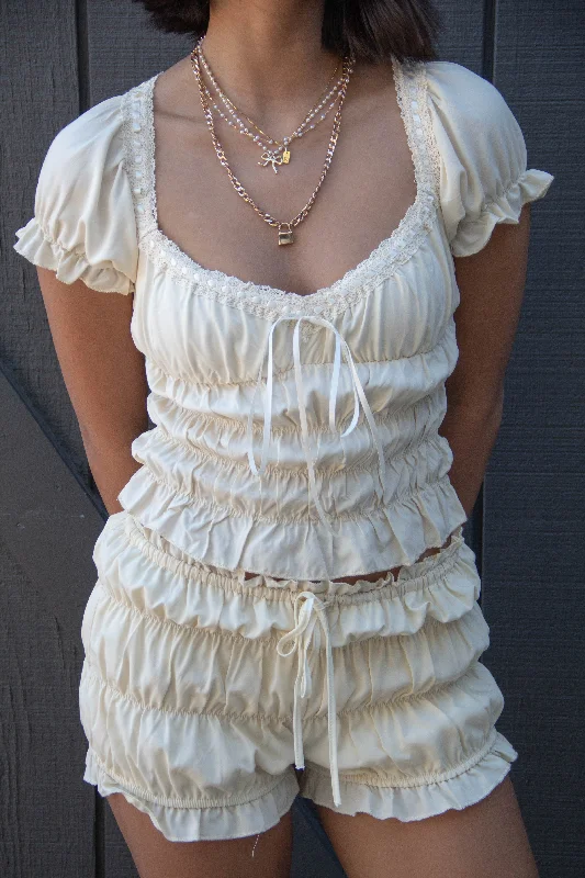 Tiered Babydoll Top British Gentlewoman Style