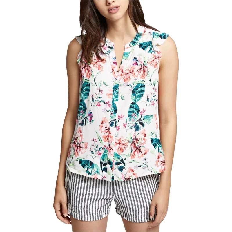 Sanctuary Clothing Womens Button Down Sleeveless Blouse Top Refined Women's Hand - crafted