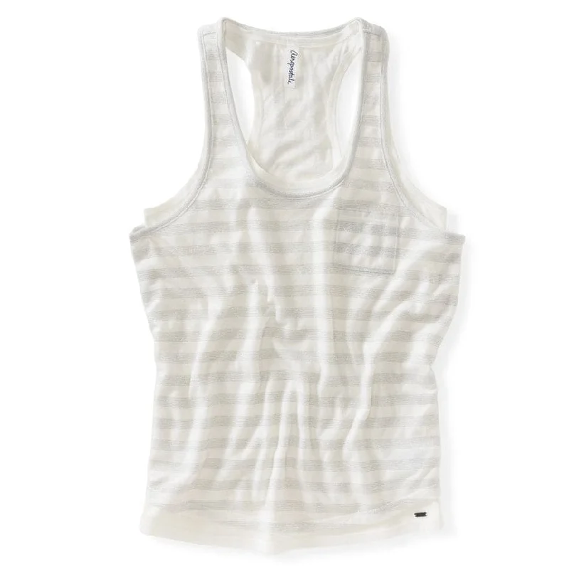 Aeropostale Womens Shimmer Stripe Tank Top Stylish Women's Neon